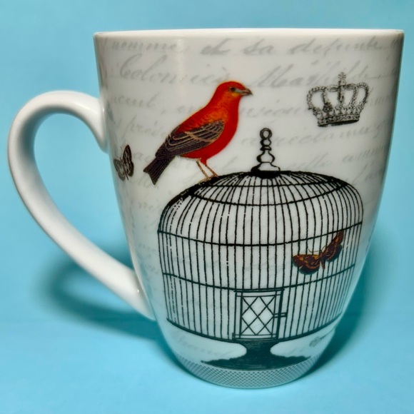 Sue Schlabach Wild Apple Birdcage Coffee or Tea mug Paperproducts Design - Picture 3 of 5